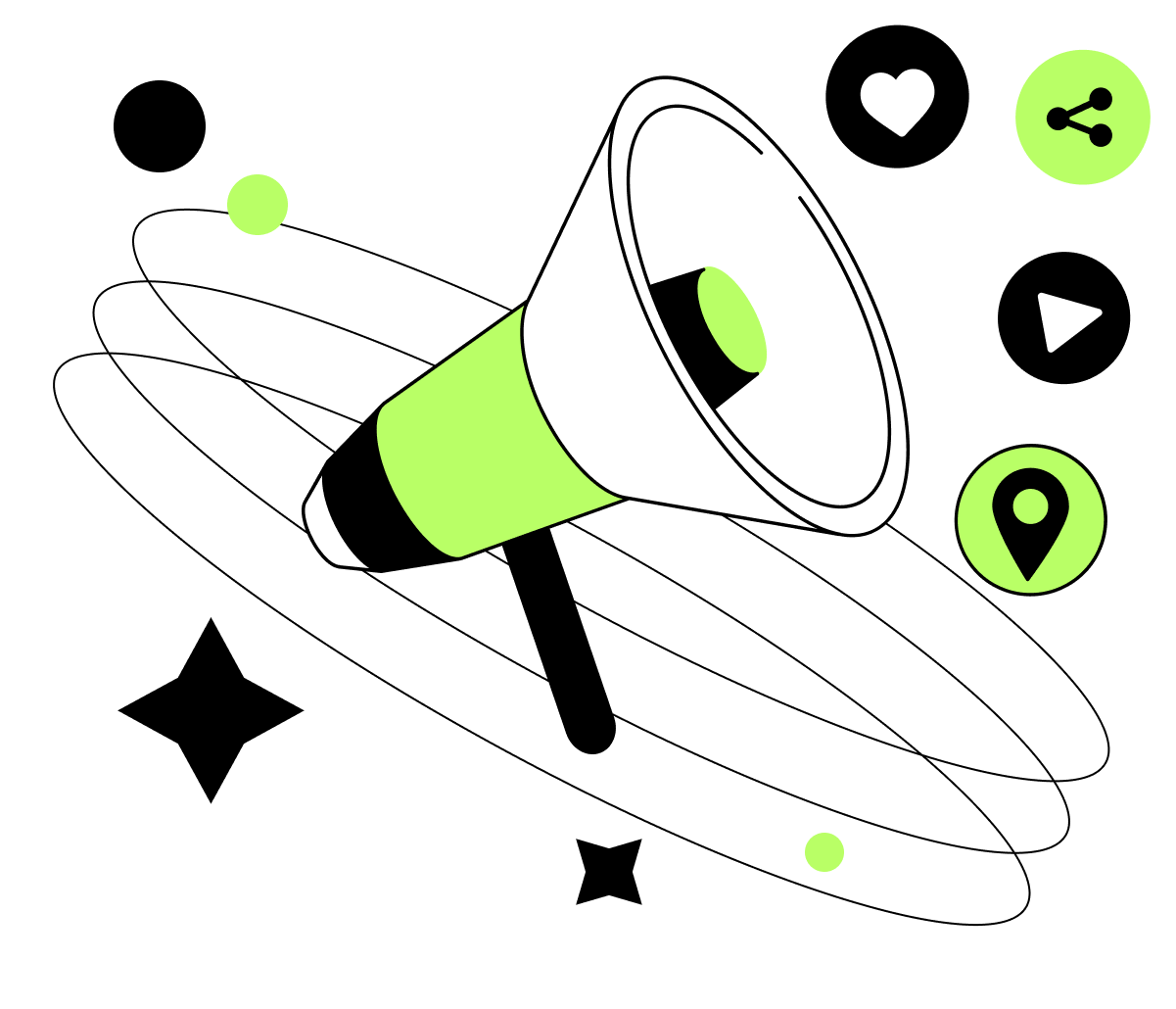 Digital marketing illustration